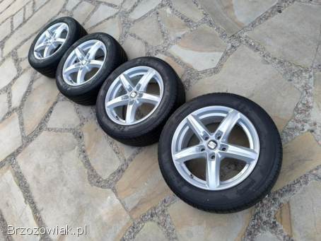 Alufelgi 16 5x112 opony letnie 205/55R16 Audi VW Seat Skoda Mercedes BMW