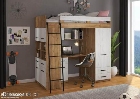Łóżko piętrowe LEWEL -  nowe