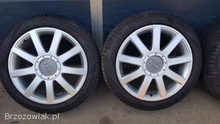 Felgi Audi 17 5x112 opony lato Pirelli 24rok