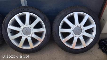 Felgi Audi 17 5x112 opony lato Pirelli 24rok