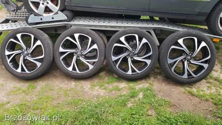 Felgi od Renault Scenic IV 5x114.  3 stan bdb opony letnie.  20cali