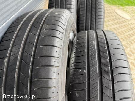 Koła letnie 5x112 R16 Audi 7J ET42 57,  1 stan DB + 205/60 Michelin 5 mm VW Skoda