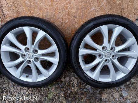 Koła letnie 5x114,  3 R17 Mazda ET46 7J + 205/50 Nokian