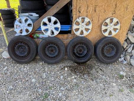Felgi 5x114,  3 R15 Renault 6,  5J ET43 66,  1 mm + GRATIS OPONY I KOŁPAKI