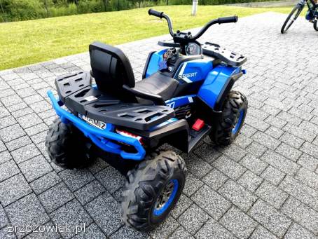 Quad elektryk Dwa napędy Ledy bieg wsteczny Mało używany Jak Nowy!