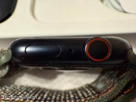 Apple Watch Series 7 45mm GPS + CELLULAR LTE stan BDB kpl.  pasek NIKE
