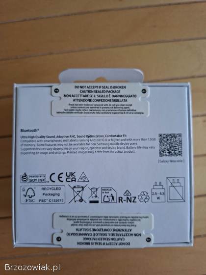 Słuchawki bezprzewodowe samsung galaxy.