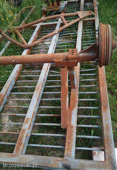 Przyczepa dwuosiowa rolnicza platforma do balotów 152 x 294cm