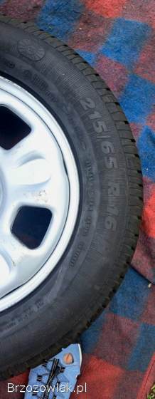 Felgi stalowe wraz z oponami 215/65 R16!  Dacia Duster!