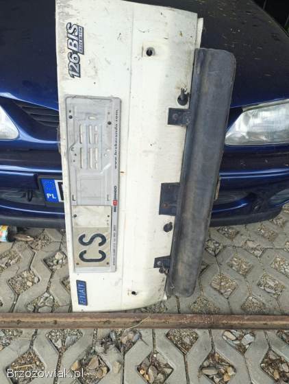 POKRYWA TYLNA I PAS TYLNY SILNIKA POLSKI FIAT 126 BIS