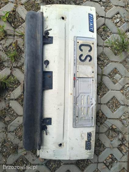 POKRYWA TYLNA I PAS TYLNY SILNIKA POLSKI FIAT 126 BIS