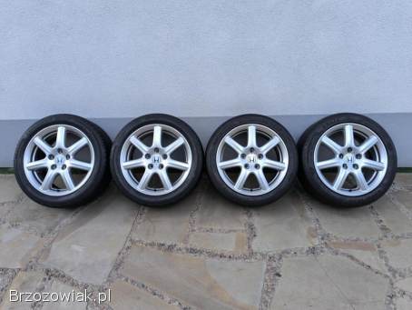 Alufelgi 17 5x114.  3 opony letnie 225/45R17 Honda Civic Accord Legend itp.  Subaru
