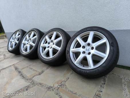 Alufelgi 17 5x114.  3 opony letnie 225/45R17 Honda Civic Accord Legend itp.  Subaru