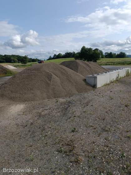Skład kruszyw Pakoszówka piaski żwiry tłuczeń klińec ziemia ogrodowa transport