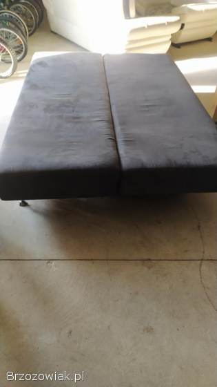 Kanapa sofa z funkcją spania łóżko szare