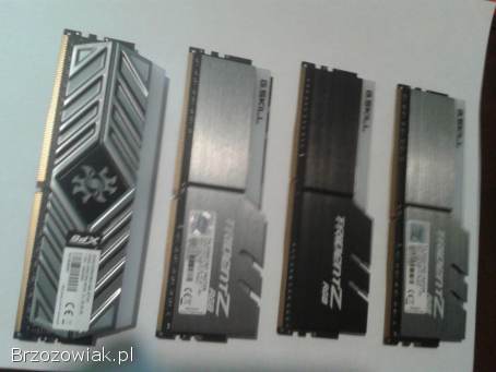 PAMIĘĆ RAM G.  SKILL i ADATA DDR4 -  3200-CL 16 RGB 8 GB RGB