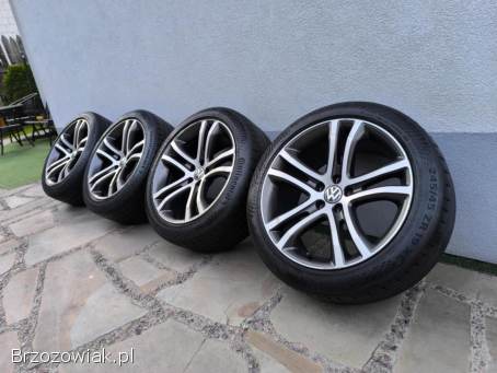 Alufelgi 19 5x112 opony letnie 245/45R19 VW Tiguan Savannah BiColor 2023r
