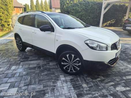 Nissan Qashqai Piekny biały suv 2013