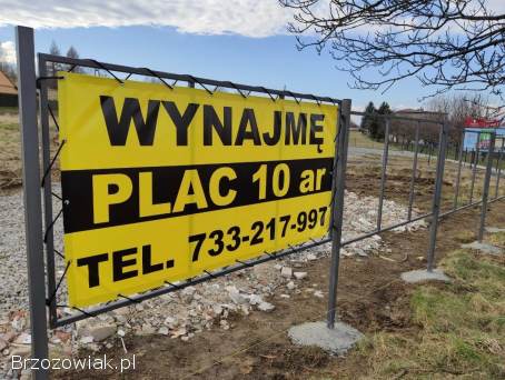 Plac 10 ar przy DK28 / Obok Dwóch Serc / Ogrodzona