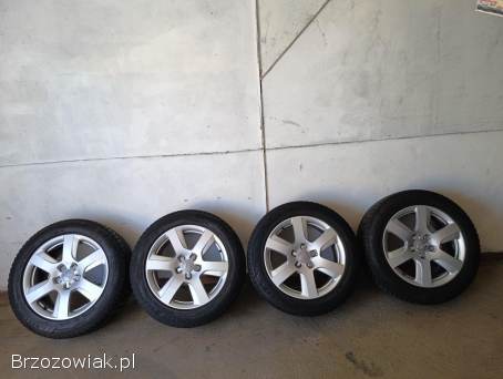 Koła aluminiowe Audi A4 B8 B9 Q5 A5 225/55 17 Goodyear Vector 4 Seasons 2020r.