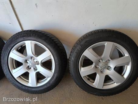Koła aluminiowe Audi A4 B8 B9 Q5 A5 225/55 17 Goodyear Vector 4 Seasons 2020r.