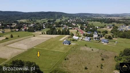 Działka inwestycyjna –Bóbrka (gm.  Chorkówka),  WZ na 4 domy