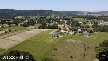 Działka inwestycyjna –Bóbrka (gm.  Chorkówka),  WZ na 4 domy