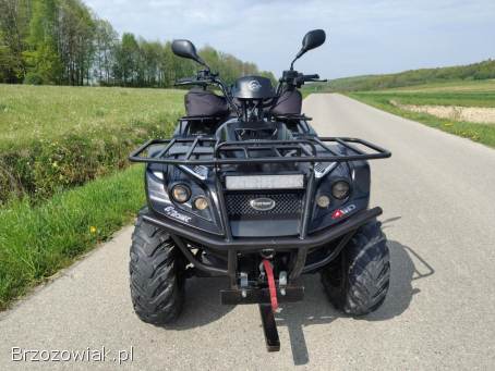 Quad Keeway GTX 300 4x4 z Pługiem do śniegu
