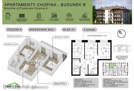 Niepowtarzalna oferta mieszkanie o powierzchni 97,  54 m²