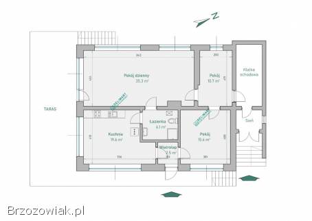 Mieszkanie 3 pokoje + prywatny parking do wynajecia