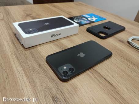 Okazja!  Iphone 11 -  Czarny!  128GB!  Gwarancja!  Bat 100