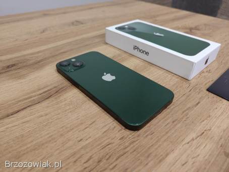 Okazja!  Iphone 13 Zielony!  256GB!  Gwarancja!  Bat 100