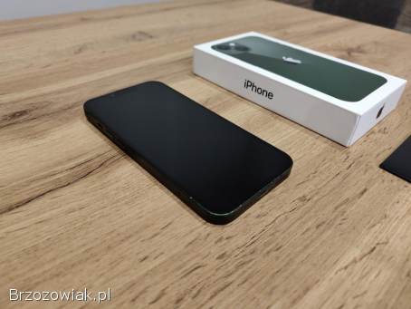 Okazja!  Iphone 13 Zielony!  256GB!  Gwarancja!  Bat 100