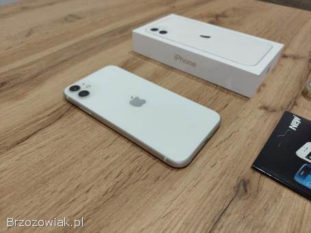Okazja!  Iphone 11 -  Biały!  Kondycja Baterii 100!  Polecam!