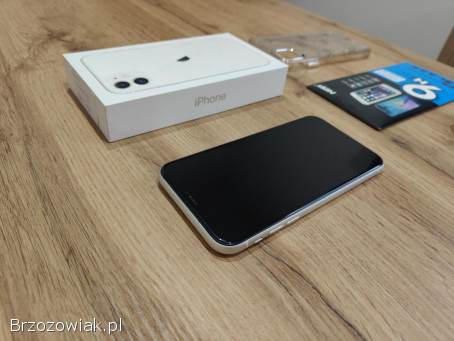 Okazja!  Iphone 11 -  Biały!  Kondycja Baterii 100!  Polecam!