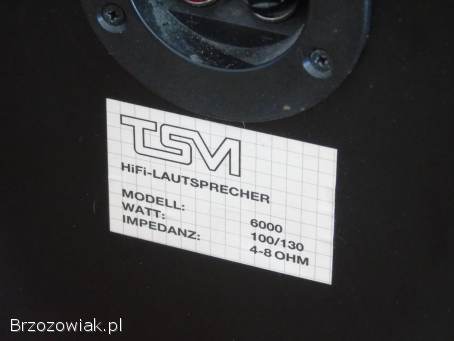 Kolumny TSM 6000 świetne stereo.  DOSTAWA.