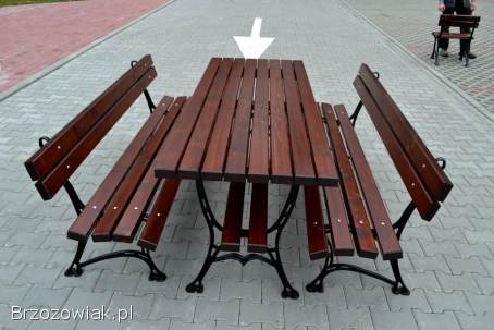 Zestaw ogrodowy żeliwny