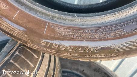 4 x Opony 205/55R16 Dunlop 6,  5mm 2019r