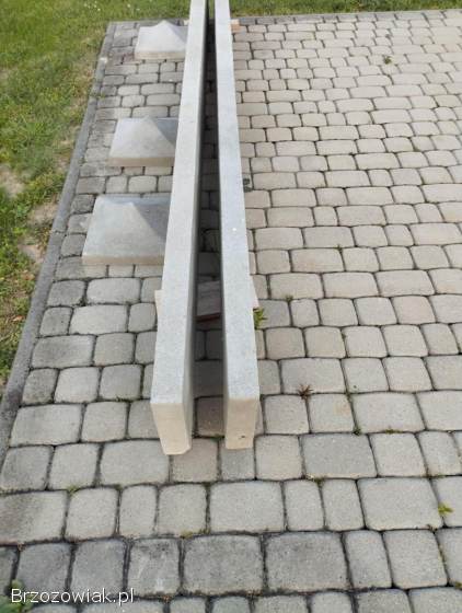 Przęsła płotki murki betonowe 2 sztuki 290 cm 95 zł za oba