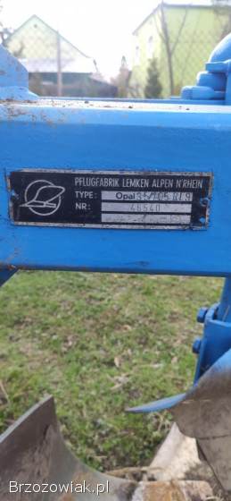 Pług obrotowy LEMKEN 3 skibowy