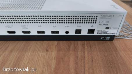 Xbox One S,  HDD 500gb,  Orig.  Biały Pad 1914,  Hdmi,  + Gra!