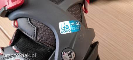 Rolki Oxelo 35-38 + ochraniacze