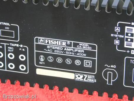 Wzm z korektorem Fisher CA-9040 mocny 400 wat.  WYSYŁKA.
