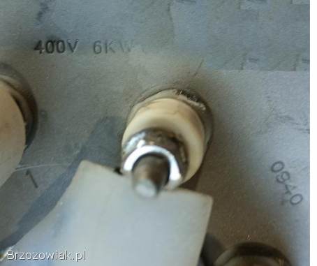 Wymiennik przepływowy,  grzałki 3x2kW 400v 3 fazy inox sprzęgło