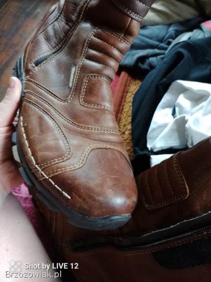 Buty motocyklowe dockers rozmiar 45 skóra