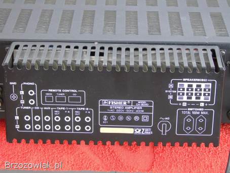 Wzm z korektorem Fisher CA-9040 mocny 400 wat.  WYSYŁKA.