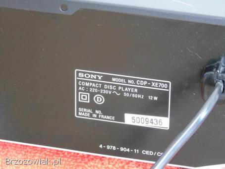CD Sony CDP-XE700 QS pilot ładny i sprawny.  WYSYŁKA.