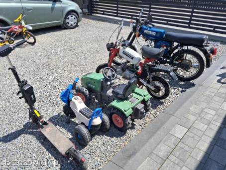 Simson Motorynka Rower Hulajnoga Jodełka 16 wózek garaż