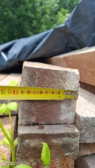 Krokwie,  kantówki drewniane 10cmX10cn