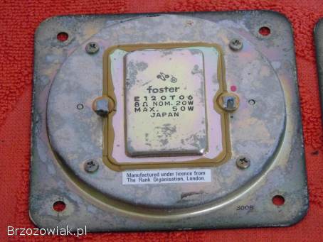 Głośniki wysokotonowe FOSTER E120T06 wstęgi.  WYSYŁKA.
